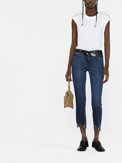 Le Crop Mini Bootleg Jeans