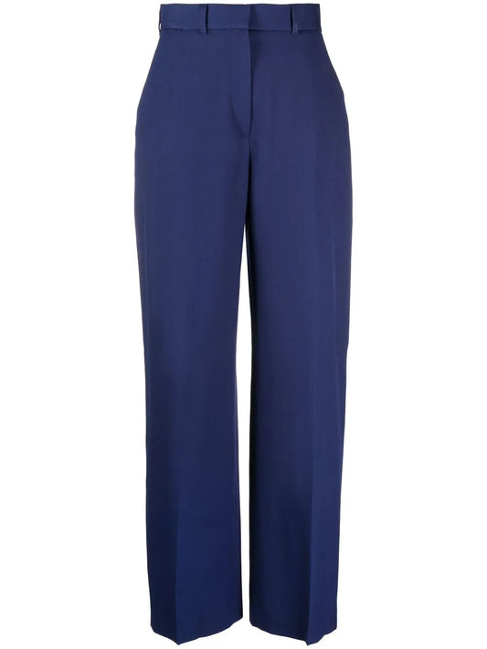 Wide-Leg Tailored Trousers
