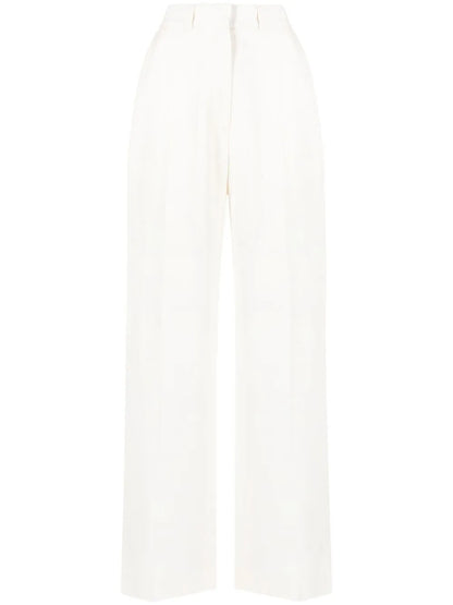 Wide-Leg Tailored Trousers