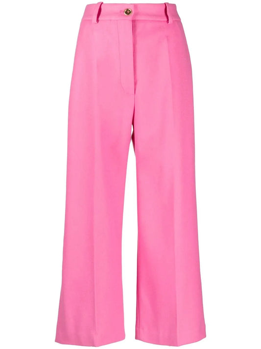 Cropped Flared Trousers