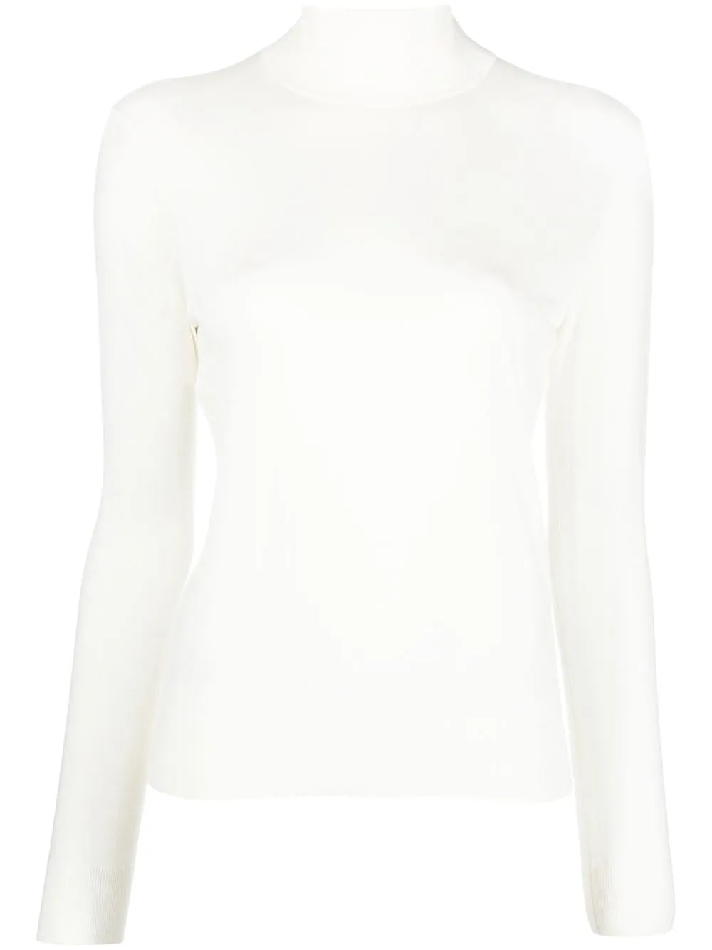 Ribbed-Knit Roll Neck Jumper