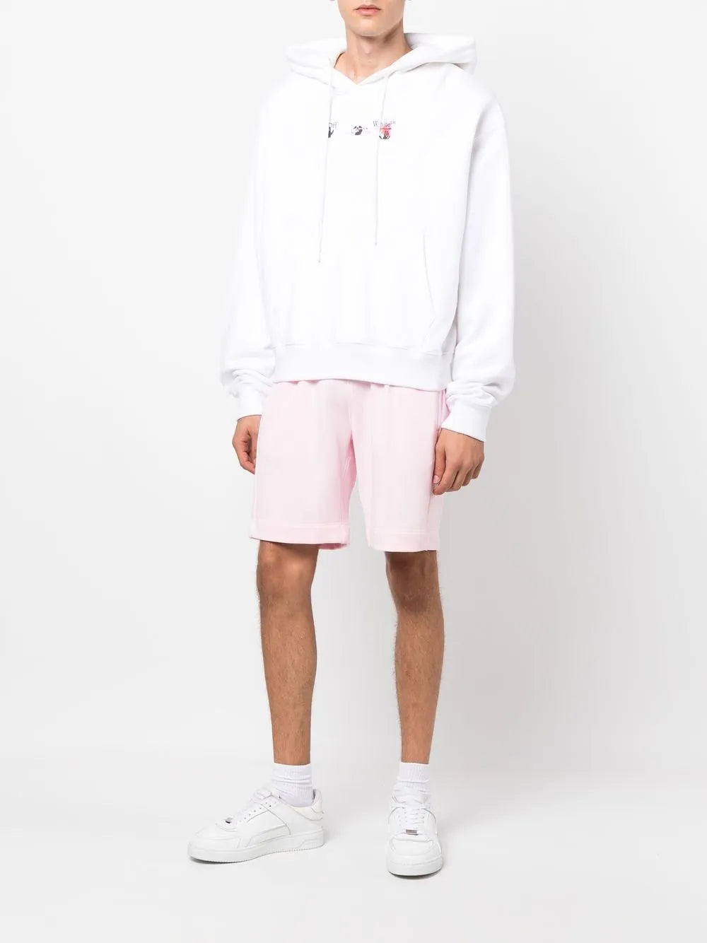 Cotton Bermuda Track Shorts