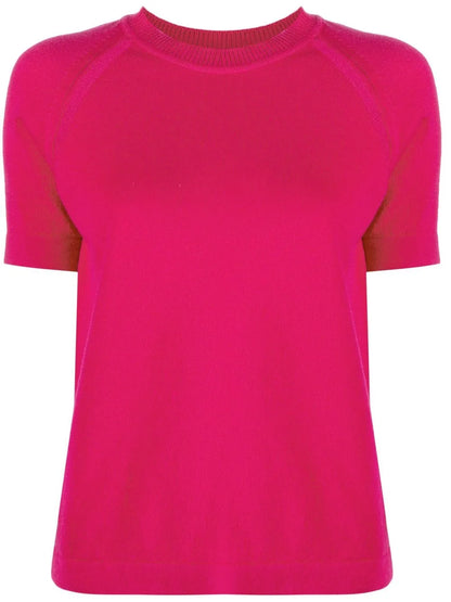 Short-Sleeved Cashmere Top