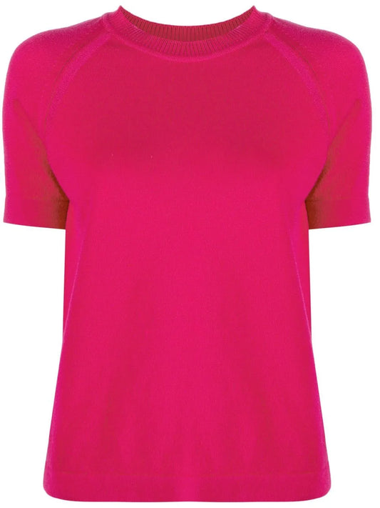 Short-Sleeved Cashmere Top