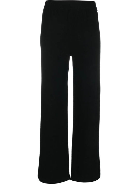 Straight-Leg Knitted Trousers