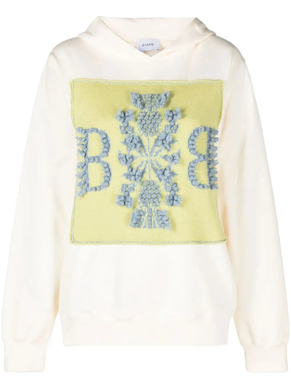 Logo-Patch Cotton Hoodie