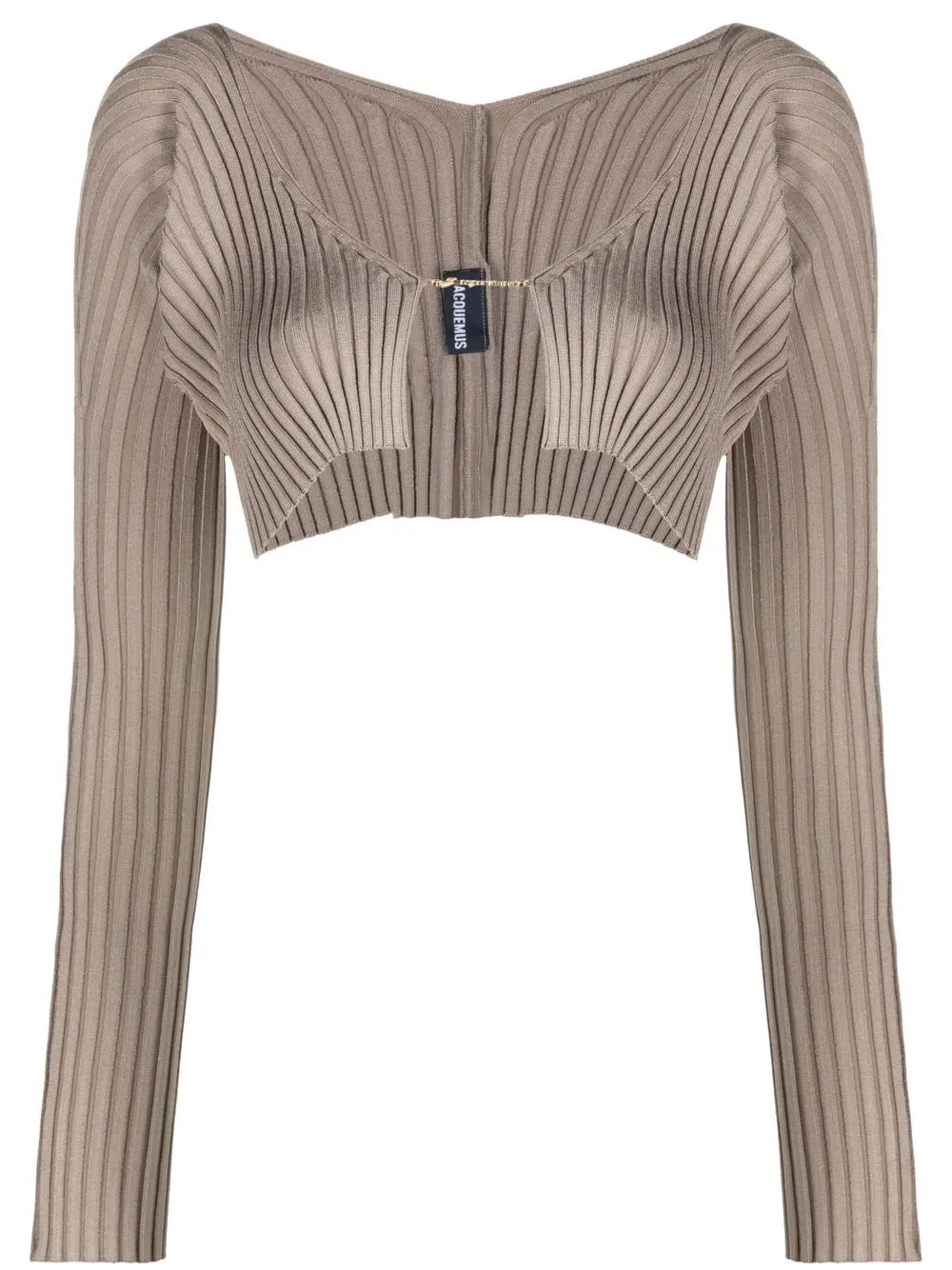 La Maille Pralu Cropped Cardigan