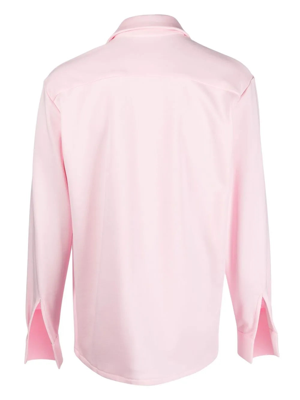 Open-Front Cotton Shirt Jacket