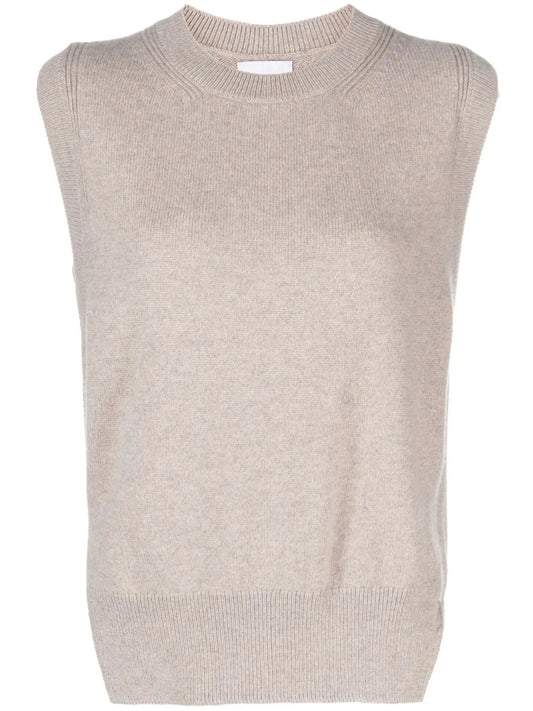 Iconic Sleeveless Cashmere Jumper