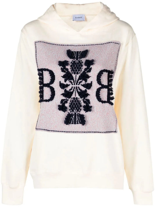 Logo-Patch Cotton Hoodie