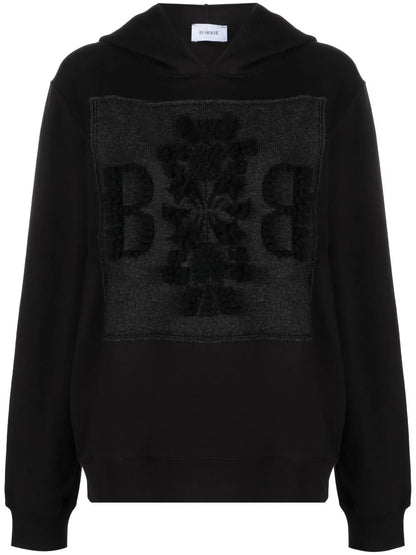 Logo-Patch Cotton Hoodie