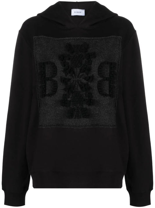 Logo-Patch Cotton Hoodie