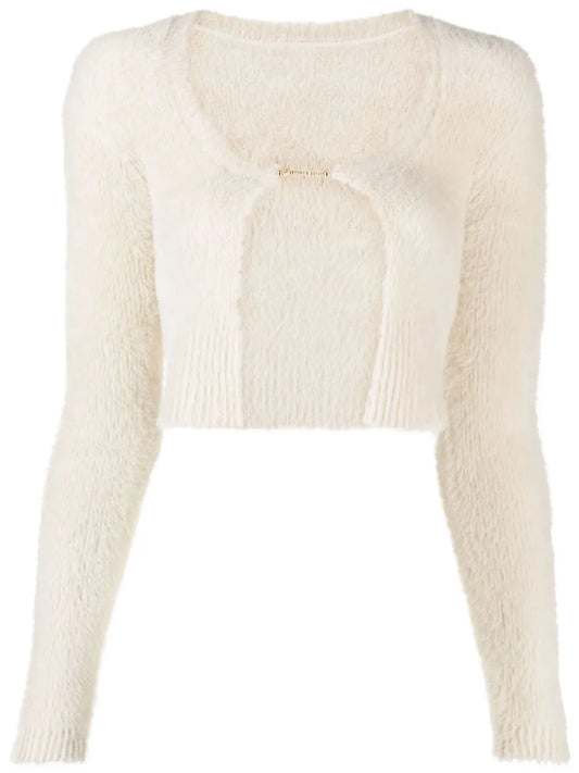 La Maille Neve Manches Longue Cardigan