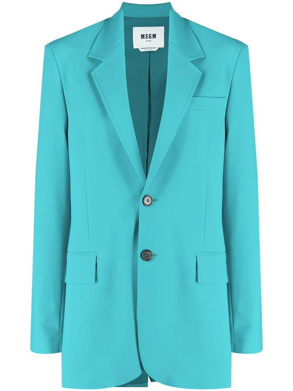 Notched Lapels Single-Breasted Blazer