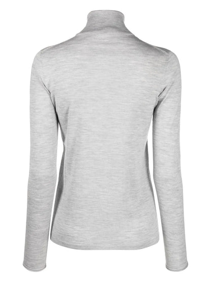 Roll-Neck Cashmere-Silk Jumper