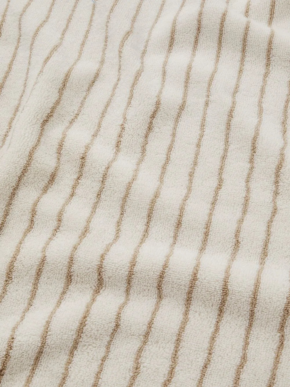Terry-Effect Striped Bath Towel