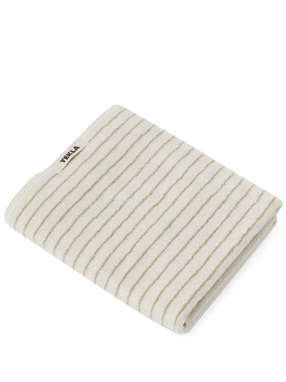 Terry-Effect Striped Bath Towel