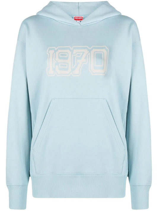 Graphic-Print Cotton Hoodie