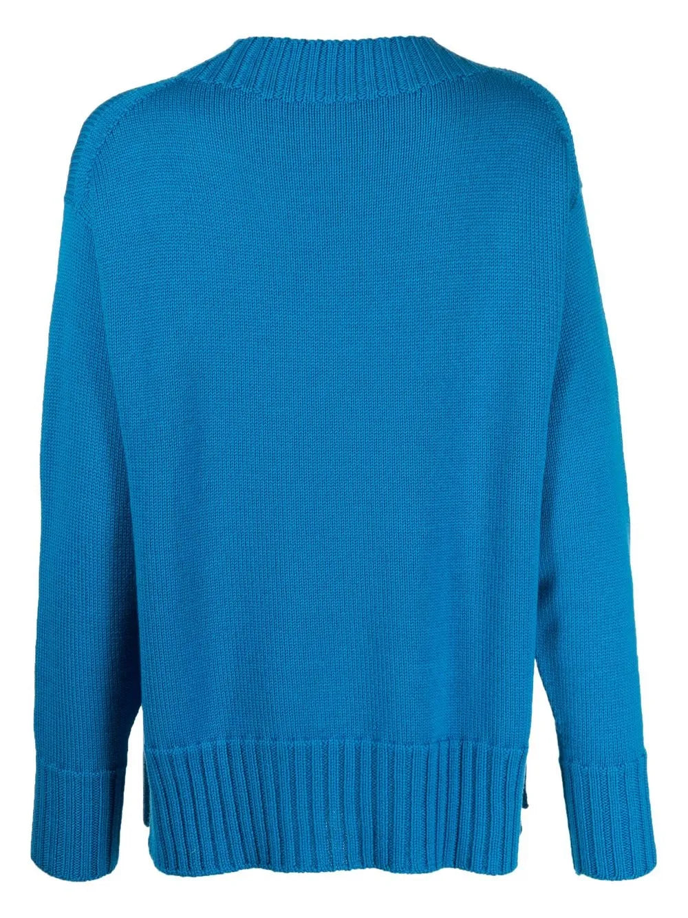 Ribbed-Trim Merino Jumper