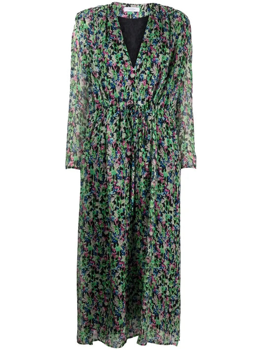 All-Over Floral-Print Dress