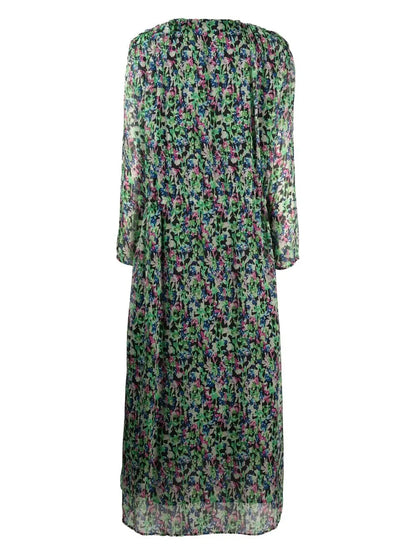 All-Over Floral-Print Dress
