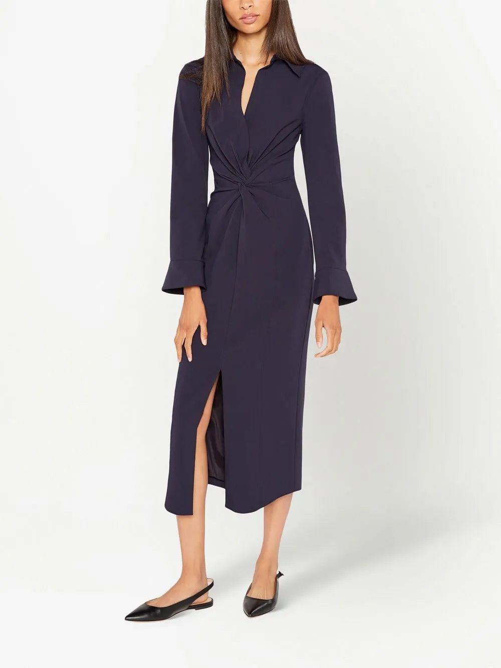Mckenna Ruched Shirt Dress