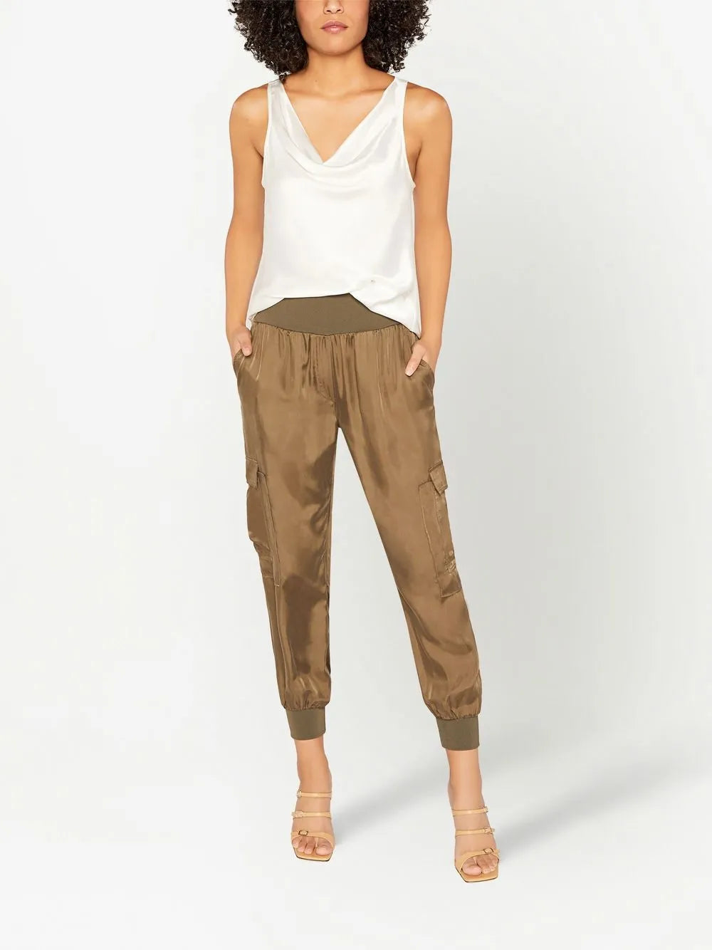 Giles Elasticated-Waistband Cargo Trousers
