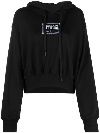 Logo-Print Drawstring Hoodie