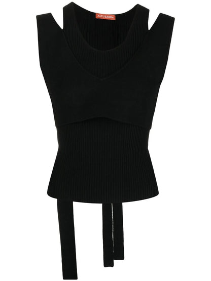 Layered Knitted Top