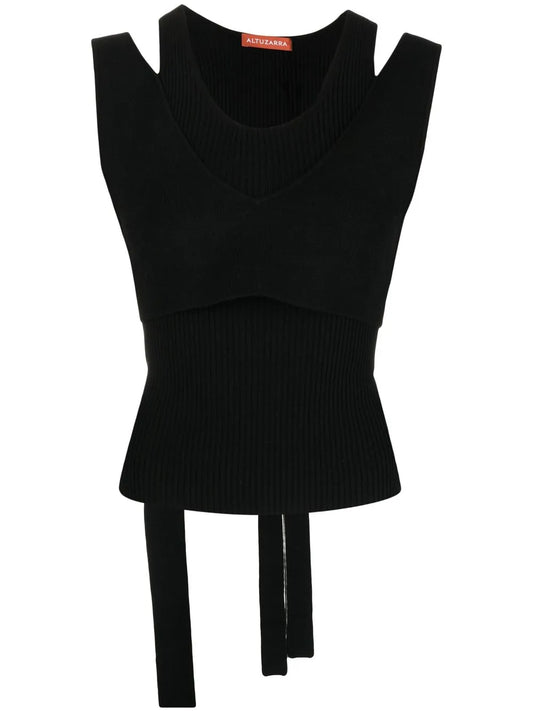 Layered Knitted Top