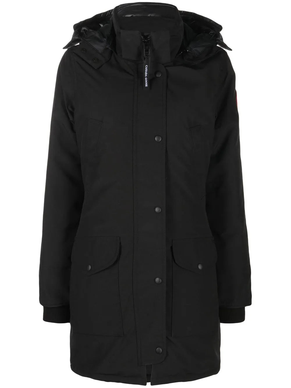 Zip-Up Padded Down Coat