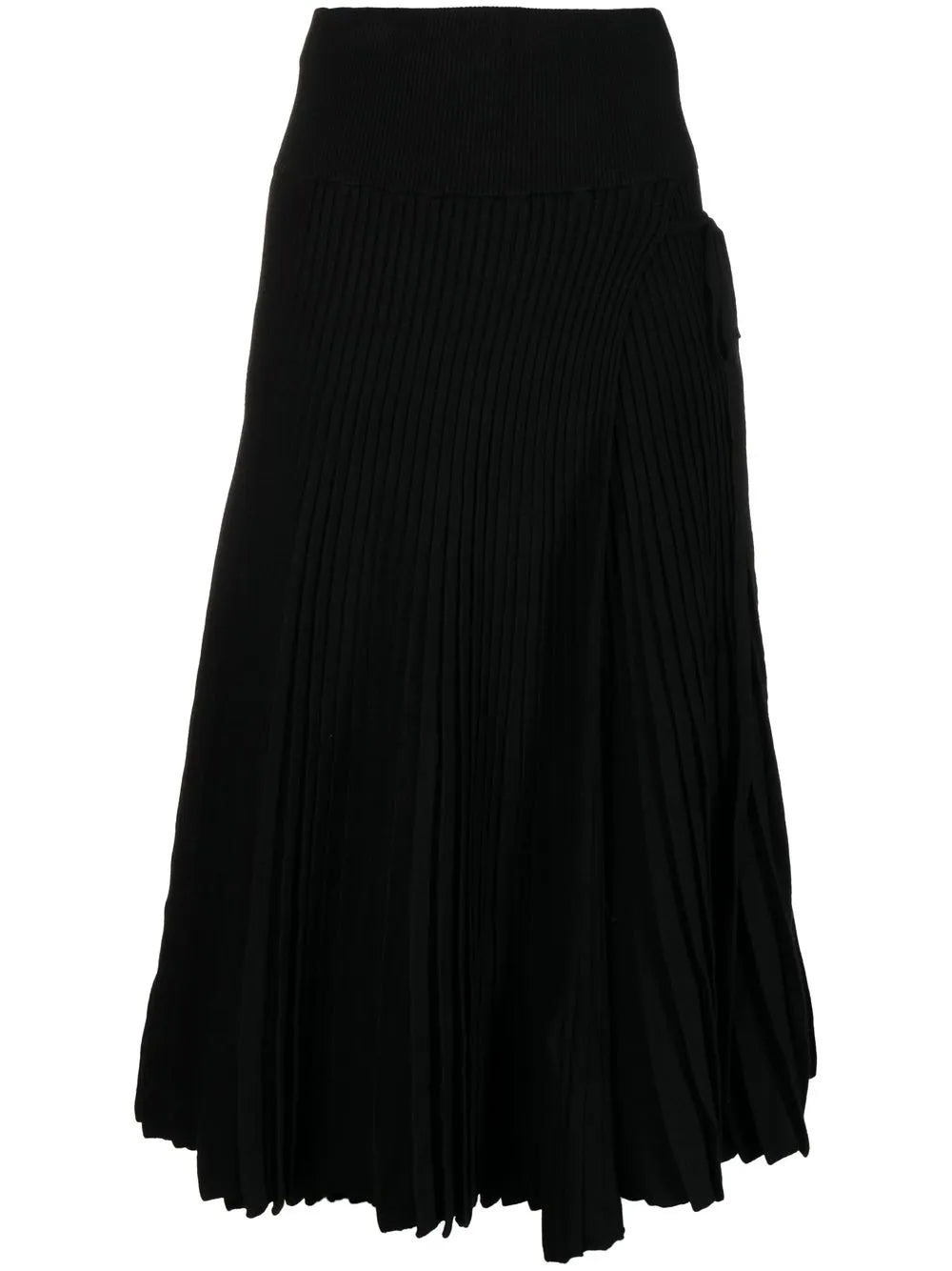 Pleated A-Line Skirt