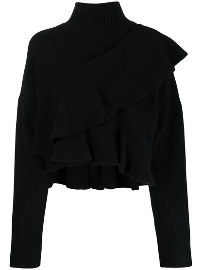 Flounce Wool-Cashmere Jumper
