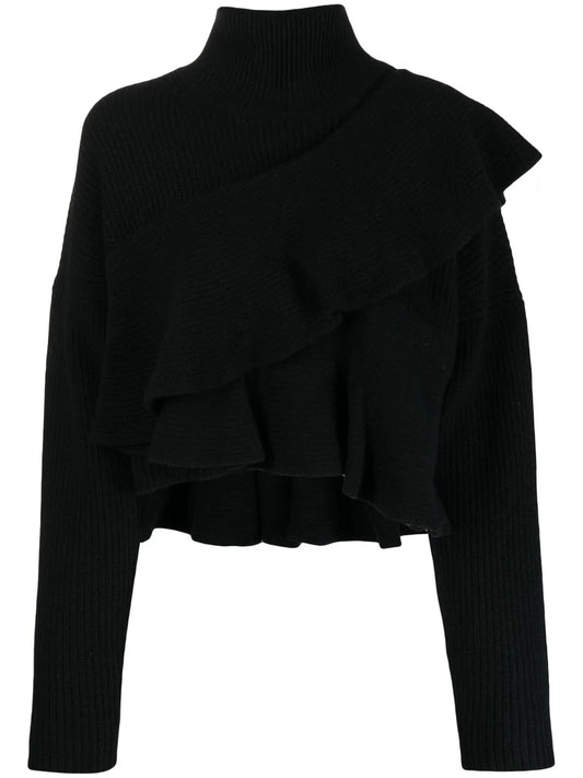 Flounce Wool-Cashmere Jumper