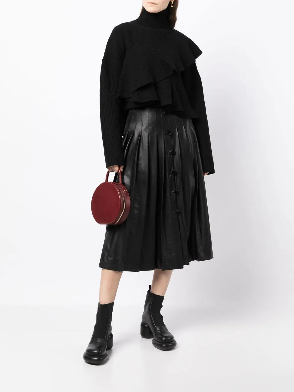 Flounce Wool-Cashmere Jumper