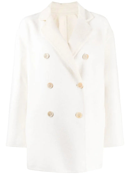 Double-Breasted Fastening Coat