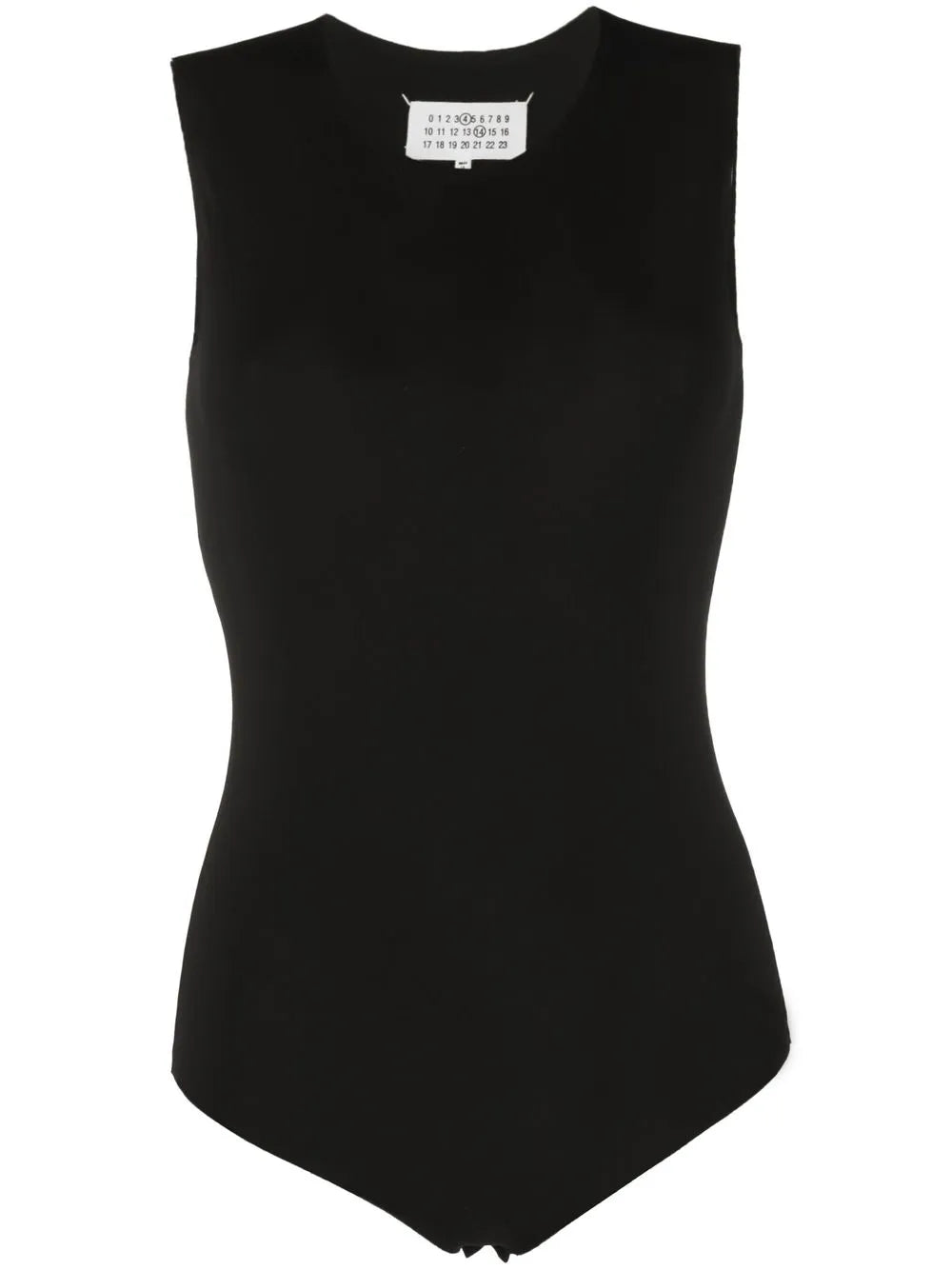 Round-Neck Sleeveless Bodysuit