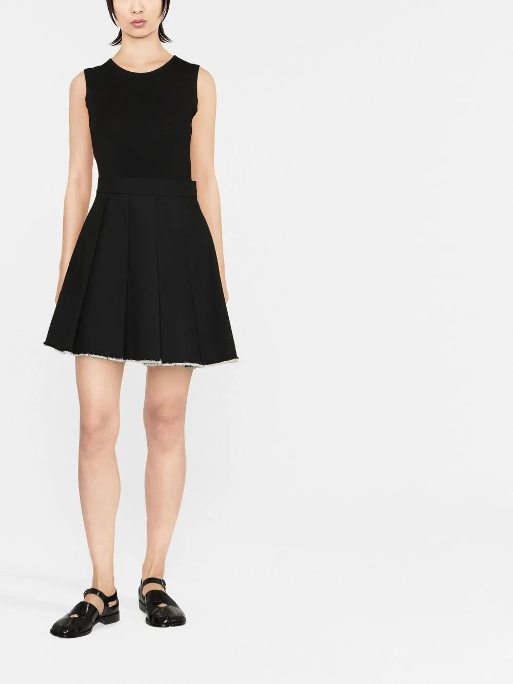 Round-Neck Sleeveless Bodysuit