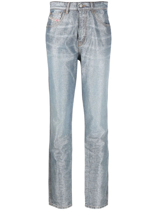 High-Rise Slim-Fit Jeans