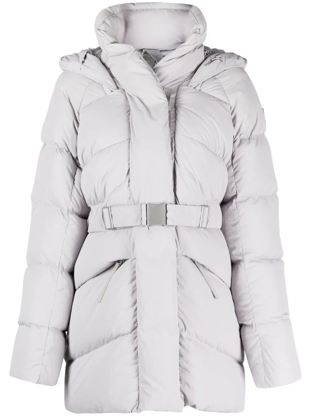 Belted Padded Down Jacket