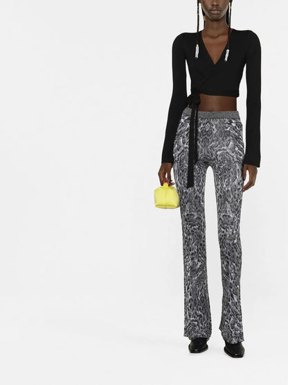Wrap-Around Knit Top