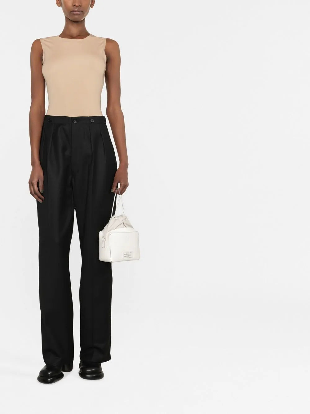 Round-Neck Sleeveless Bodysuit