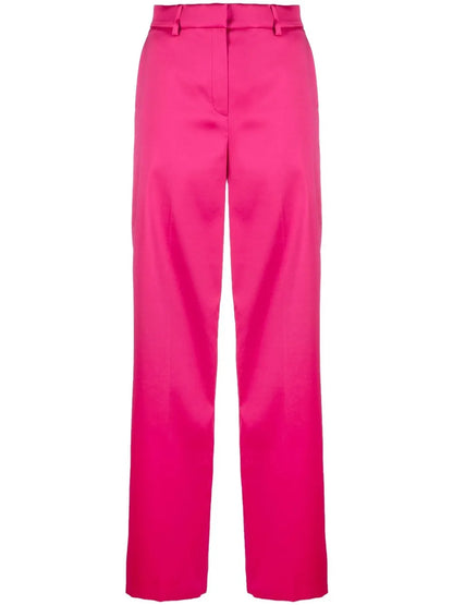 Two-Pocket Flared Tailored Trousers
