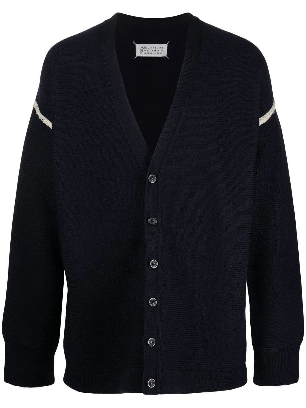 Elbow-Patch V-Neck Cardigan
