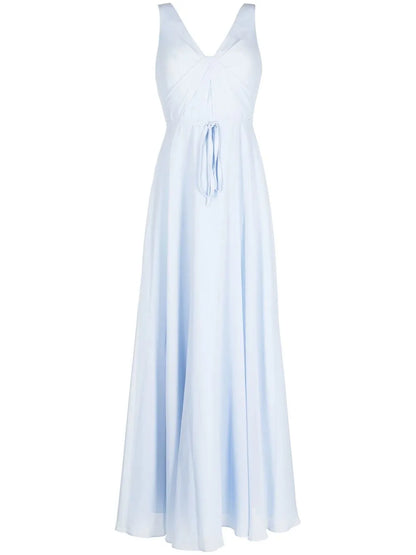 Rear Tie-Fastening Detail Gown