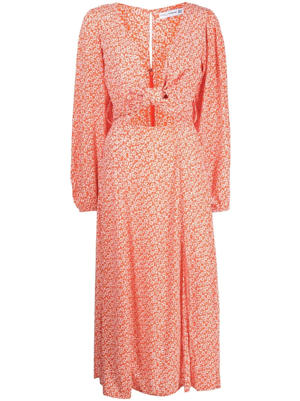 Floral-Print Midi Dress