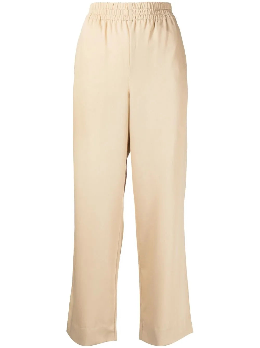 Straight-Leg Wool Trousers