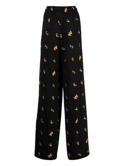 High-Rise Wide-Leg Trousers