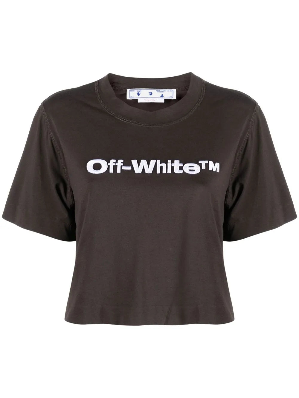 Cropped Logo-Print T-Shirt