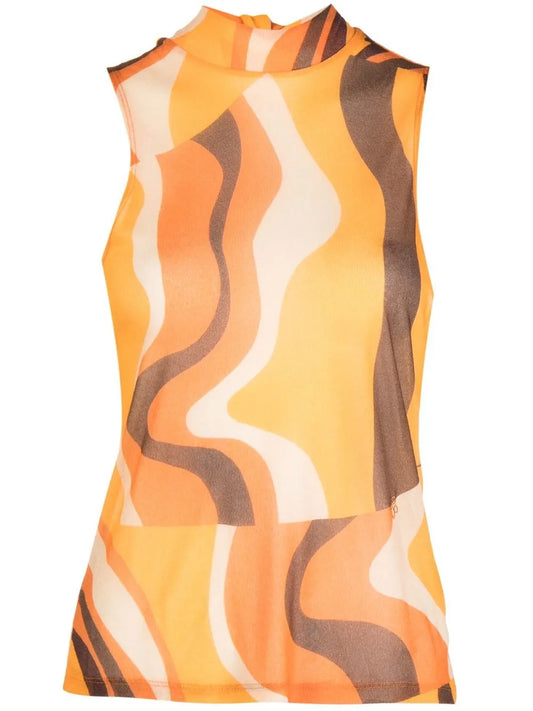 Bryn Mock Neck Vest Top